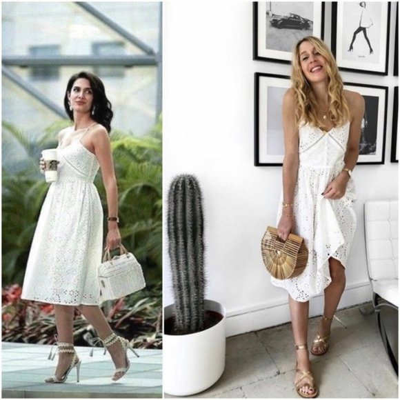 embroidered eyelet dress